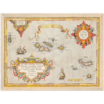 Historical city map  Test product horizontal 3 sizes