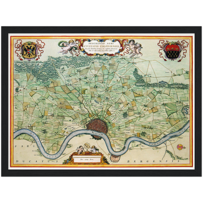 Historical city map  Test product horizontal 3 sizes
