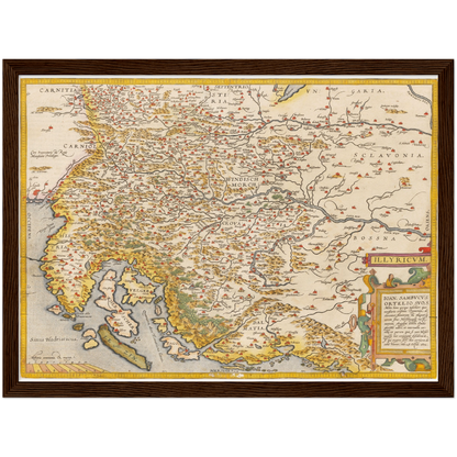 Historical city map  Test product horizontal 3 sizes