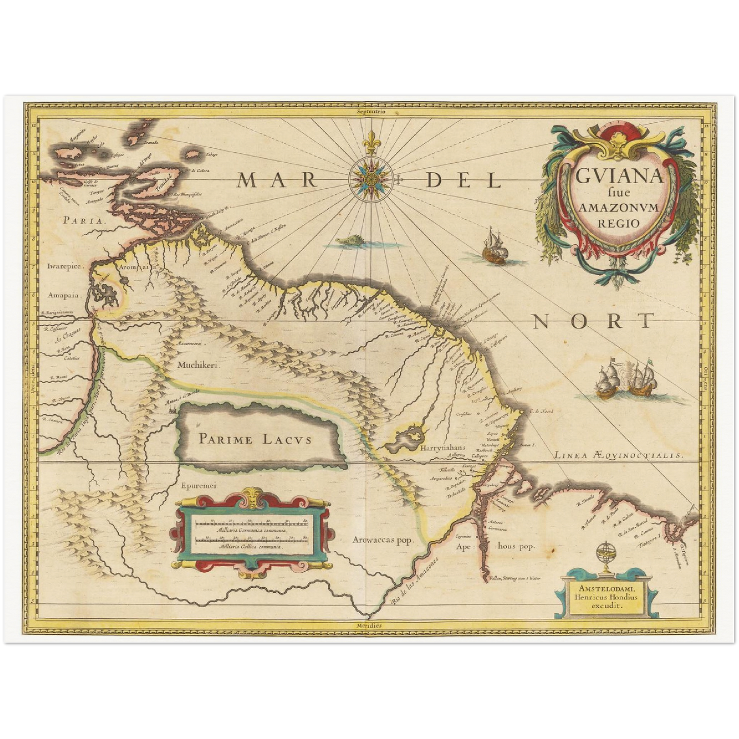 Guyana um 1638