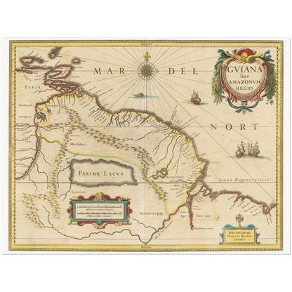 Guyana um 1638