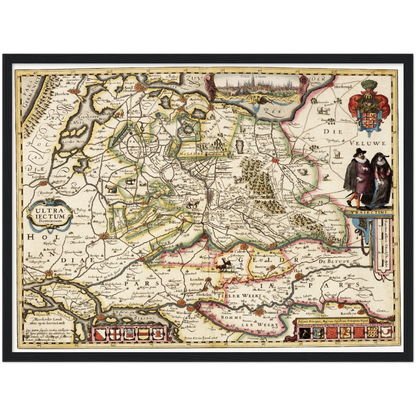 Historical city map  Test product horizontal 3 sizes