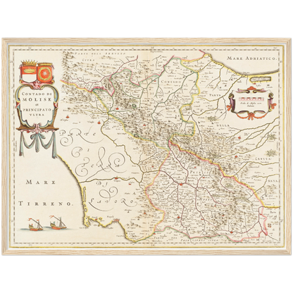 Historical city map  Test product horizontal 3 sizes