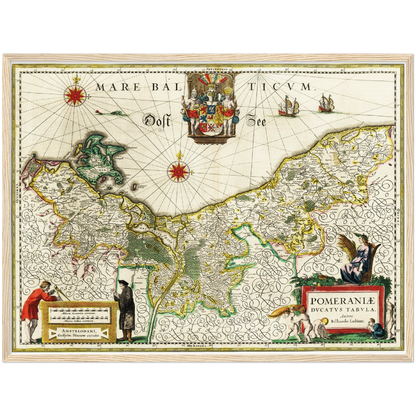 Historical city map  Test product horizontal 3 sizes