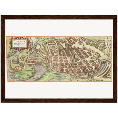 Historical city map  Test product horizontal 3 sizes