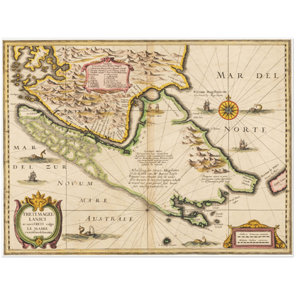 Historical city map  Test product horizontal 3 sizes