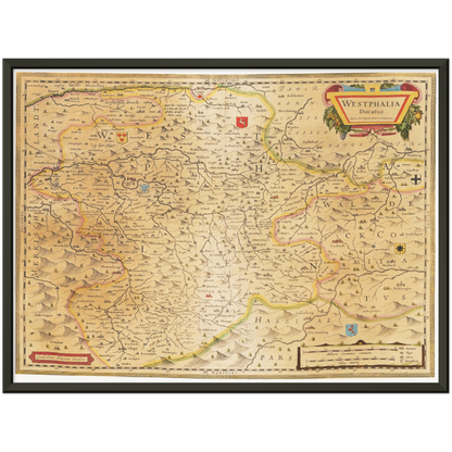 Historical city map  Test product horizontal 3 sizes
