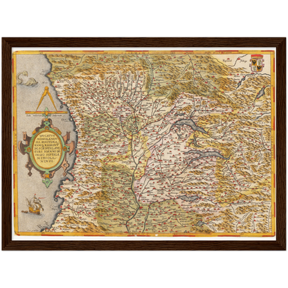 Historical city map  Test product horizontal 3 sizes