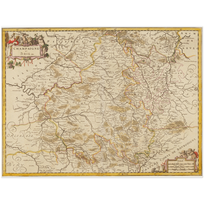 Historical city map  Test product horizontal 3 sizes