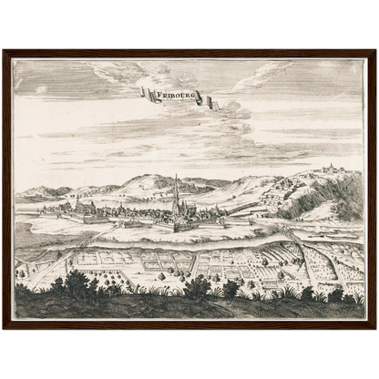 Historical city map  Test product horizontal 3 sizes