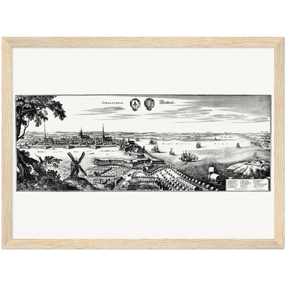 Historical city map  Test product horizontal 3 sizes
