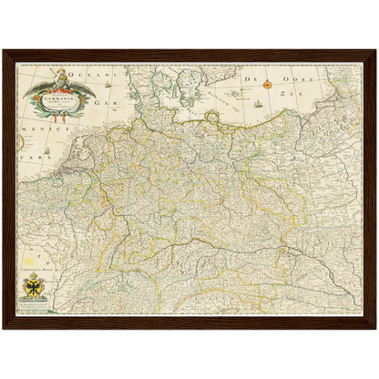 Historical city map  Test product horizontal 3 sizes