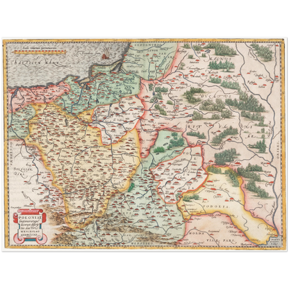 Historical city map  Test product horizontal 3 sizes