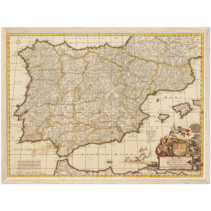 Historical city map  Test product horizontal 3 sizes