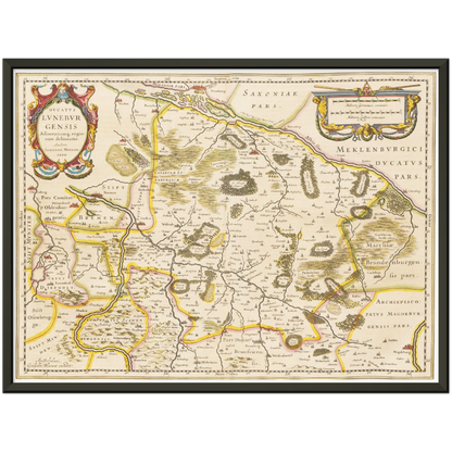 Historical city map  Test product horizontal 3 sizes