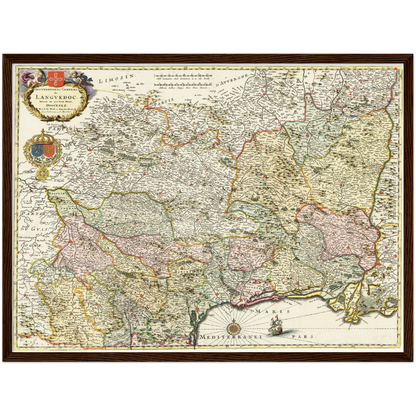 Historical city map  Test product horizontal 3 sizes