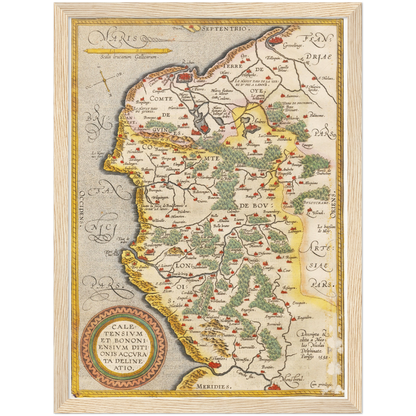 Historical city map  Test product horizontal 3 sizes