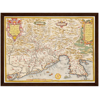 Historical city map  Test product horizontal 3 sizes