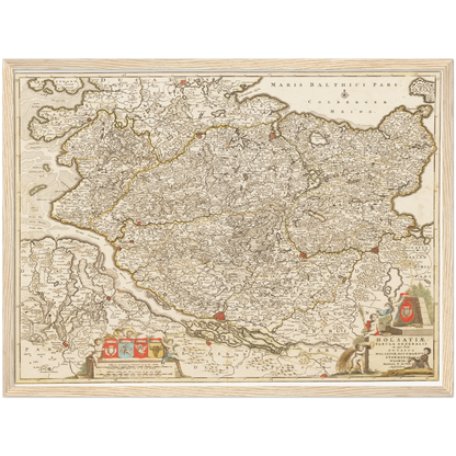 Historical city map  Test product horizontal 3 sizes