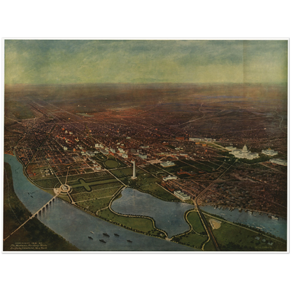 Historical city map  Test product horizontal 3 sizes