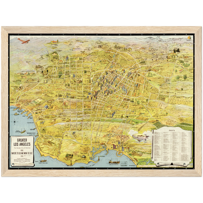 Historical city map  Test product horizontal 3 sizes