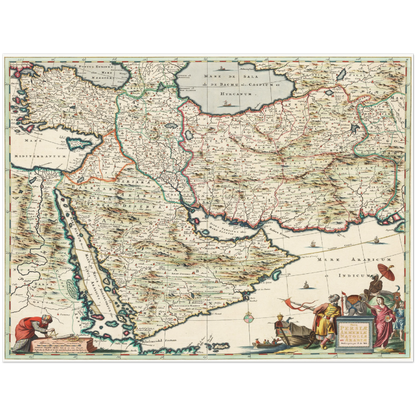 Historical city map  Test product horizontal 3 sizes