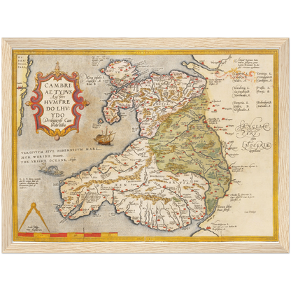 Historical city map  Test product horizontal 3 sizes