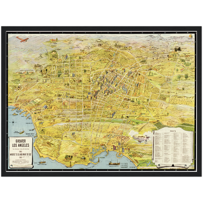 Historical city map  Test product horizontal 3 sizes
