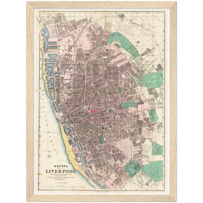 Historical city map  Test product horizontal 3 sizes