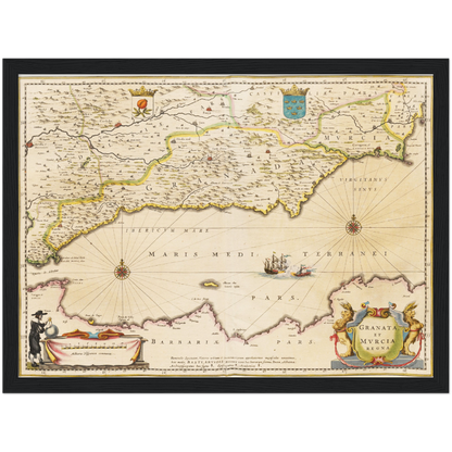 Historical city map  Test product horizontal 3 sizes