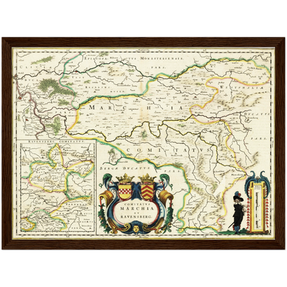 Historical city map  Test product horizontal 3 sizes