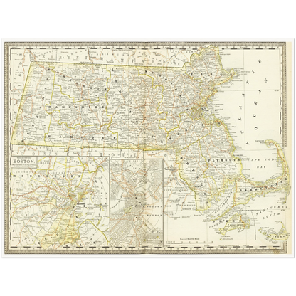 Historical city map  Test product horizontal 3 sizes