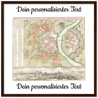 Personalisierte historische deutsche Stadtansichten