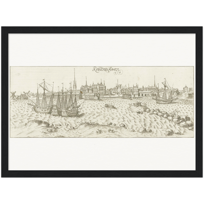 Historical city map  Test product horizontal 3 sizes