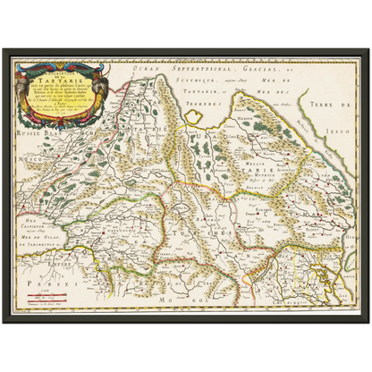 Historical city map  Test product horizontal 3 sizes