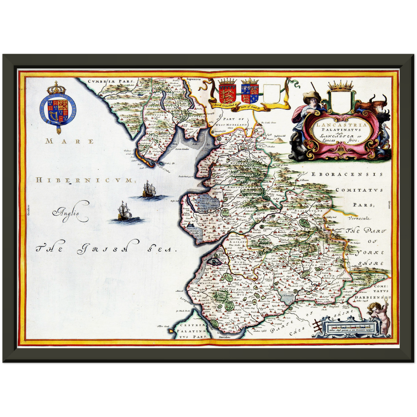 Lancashire um 1646