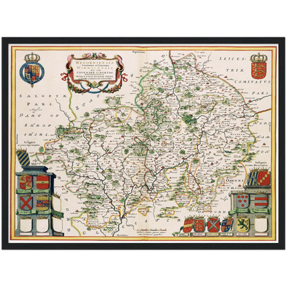 Worcestershire um 1646