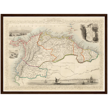 Kolumbien & Venezuela um 1850