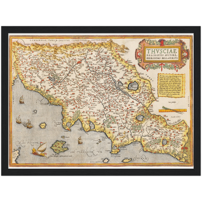 Historical city map  Test product horizontal 3 sizes
