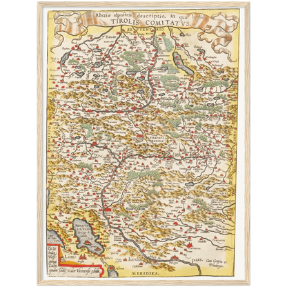 Historical city map  Test product horizontal 3 sizes