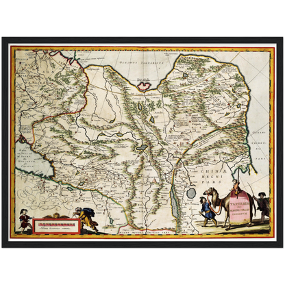 Historical city map  Test product horizontal 3 sizes