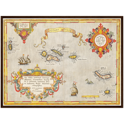 Historical city map  Test product horizontal 3 sizes