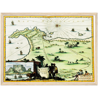 Historical city map  Test product horizontal 3 sizes