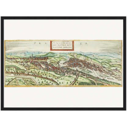 Historical city map  Test product horizontal 3 sizes