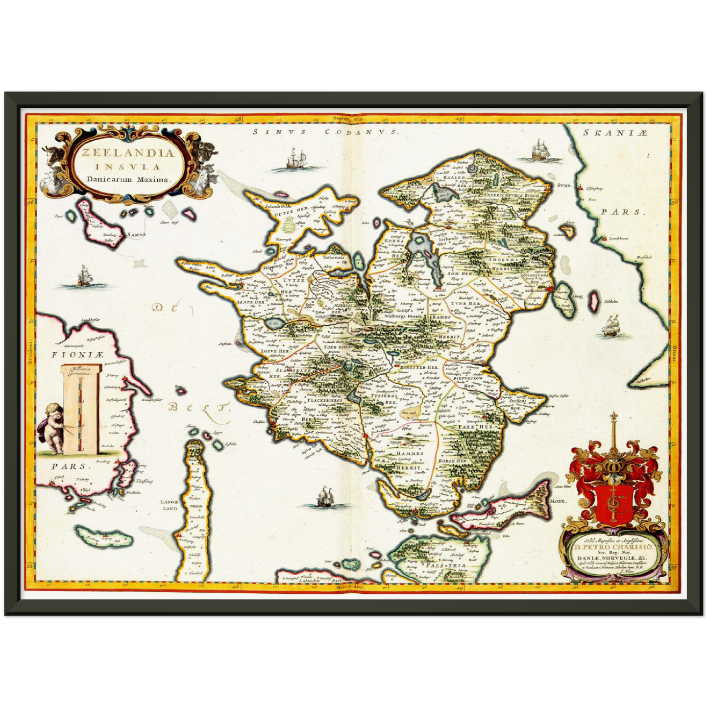 Historical city map  Test product horizontal 3 sizes