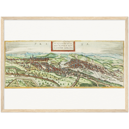 Historical city map  Test product horizontal 3 sizes
