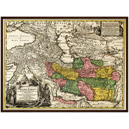 Historical city map  Test product horizontal 3 sizes