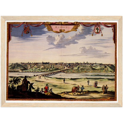 Historical city map  Test product horizontal 3 sizes