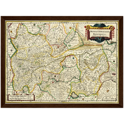 Historical city map  Test product horizontal 3 sizes