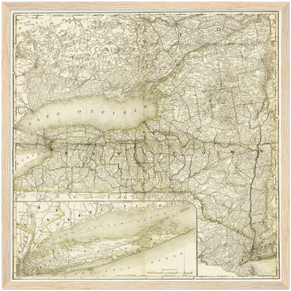 Historical city map  Test product horizontal 3 sizes